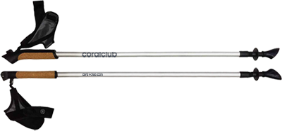 Палки для скандинавской ходьбы серебристые, L / XL